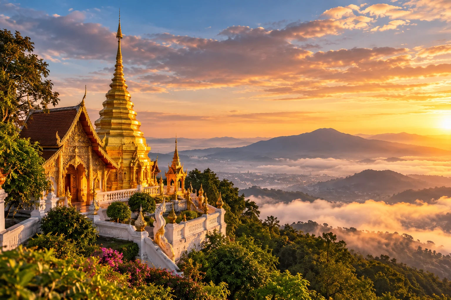 Illustration of ดอยสุเทพ–หมู่บ้านดอยปุย